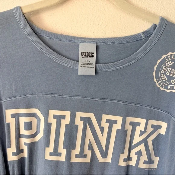 PINK Victoria’s Secret 3/4 Sleeve Shirt - Picture 2 of 3